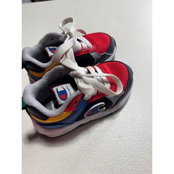 Champion Other - Champion Toddler Sneakers Size 6T Red Black Blue‎ Athletic Shoes